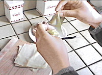 POTAGE DE RAVIOLIS CHINOIS AU PORC HACHE