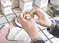 POTAGE DE RAVIOLIS CHINOIS AU PORC HACHE