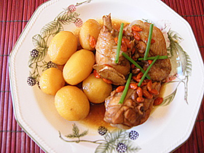 poulet goji soja noir